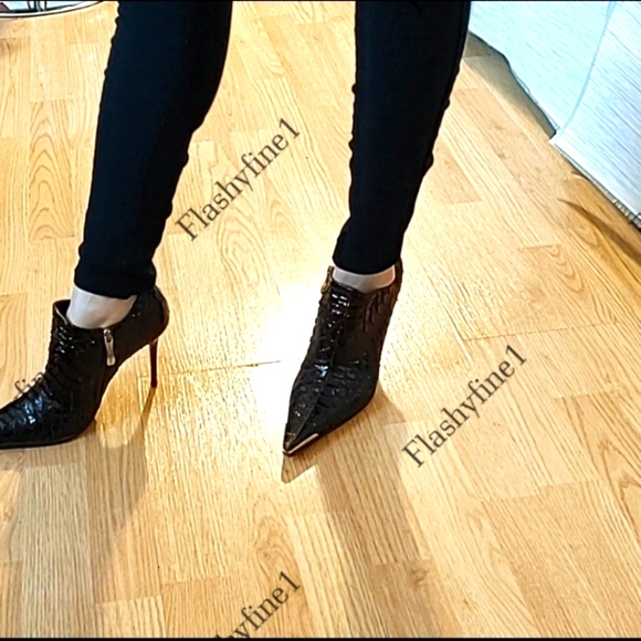 Gianmarco Lorenzi snakeskin size 7 ankle boots - Picture 3 of 15